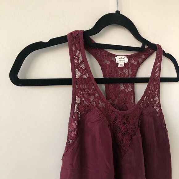 ARITIZA- Wilfred Wine Lace/Silk Cami -XXS - Picture 3 of 8